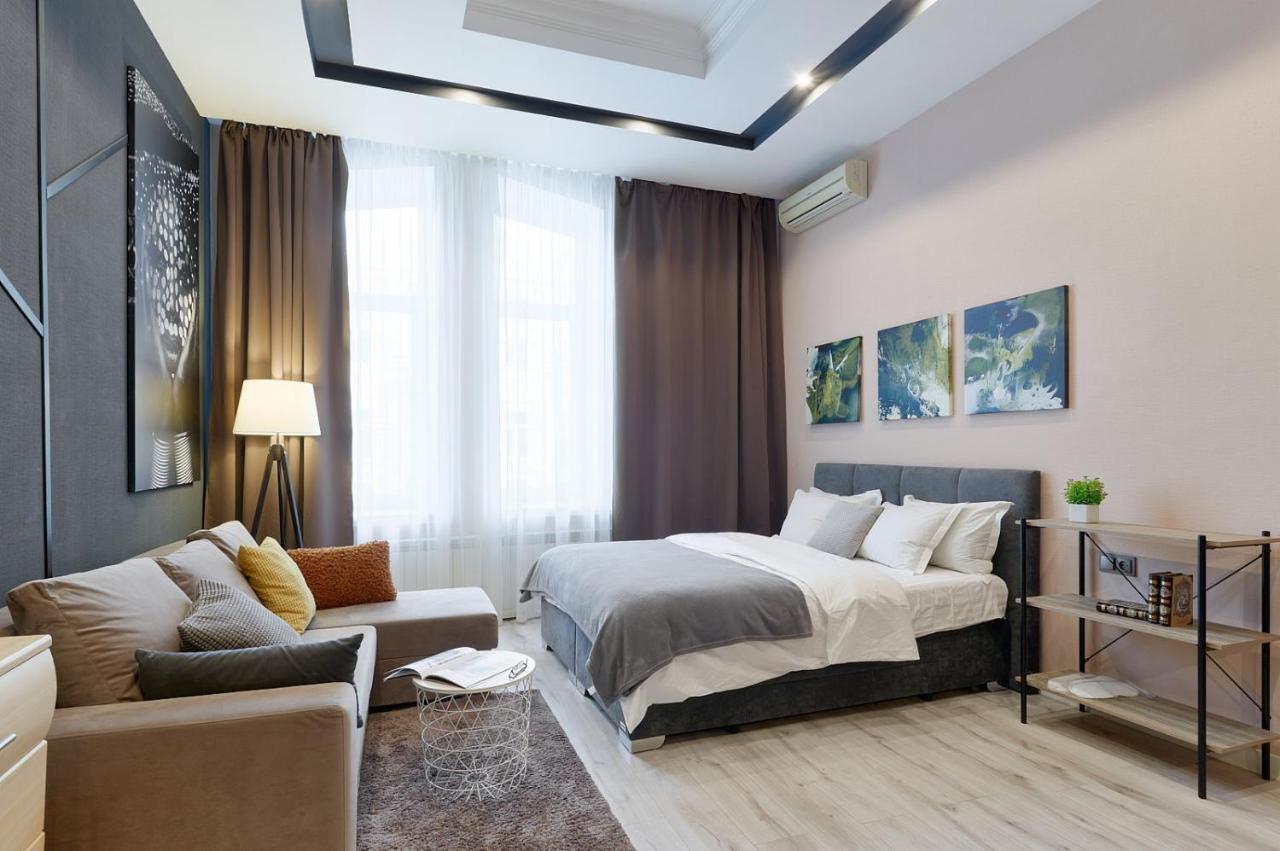 Vip - Дві Спальні Метро Хрещатик Лютеранська 3 Kiew Exterior foto